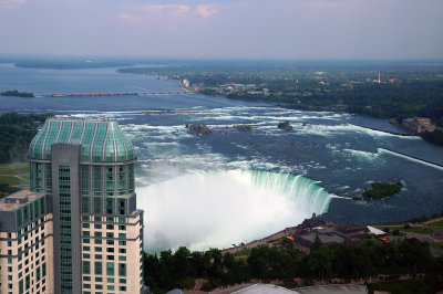 Niagara Falls from above, The Hilton at Niagara Falls View