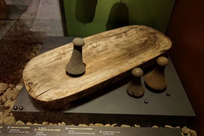 Poi Pounder and Board - Bishop Museum