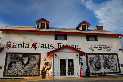 The original Santa Claus House at SantaLand North Pole Alaska