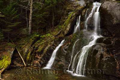 Moss Glen Falls Natural Area on Highway 100 Granville Vermont