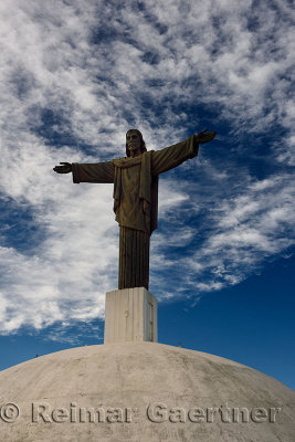 Christ the Redeemer statue on top of Mount Isabel de Torres Puerto Plata