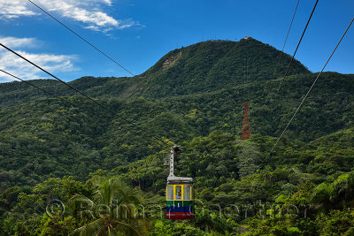 Cable car at Mount Isabel de Torres National Park Puerto Plata