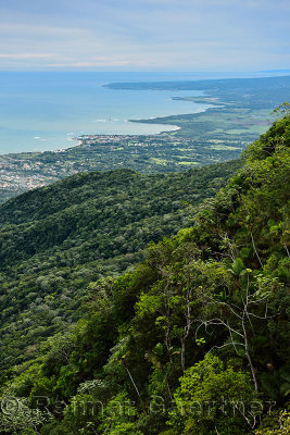 North shore of Dominican Republic at Puerto Plata from Isabel de Torres mountain