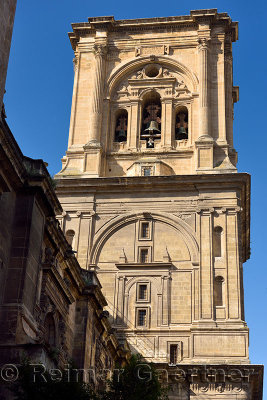 Granada Cathedral of the Incarnation truncated bell tower Andalusia