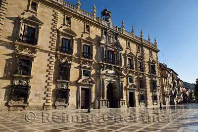 Mannerist facade of the Royal Chancery of Granada now Superior Court of Andalusia