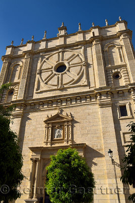 Our Lady of Perpetual Help Roman Catholic church facade in Granada Spain