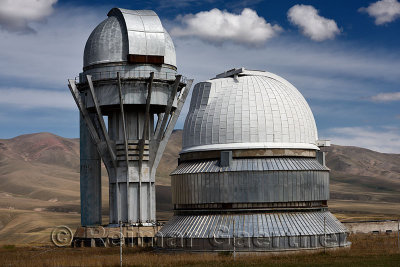 Assy astronomical observatory on the mountain plateau of Assy Turgen Kazakhstan
