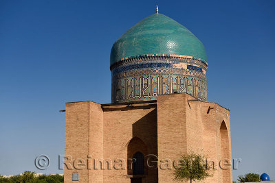 15th Century Mausoleum of Rabigha Sultan Begum in Turkistan Kazakhstan