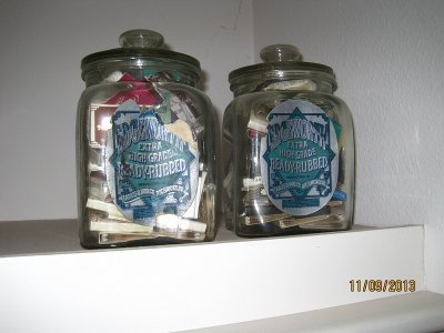 Old tobacco glass containers.jpg