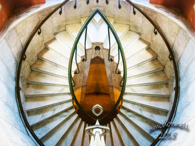 Stairs at Garfield Memorial, Lakeview Cemetery...Sept., 2015