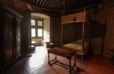 Chteau de Chateauneuf bedroom