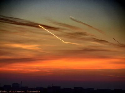 Seven minutes before Sunrise