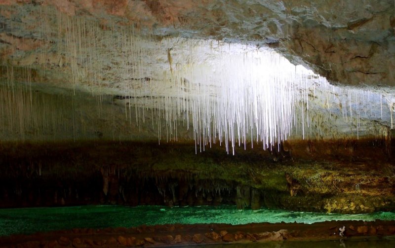 des stalactites trs fines