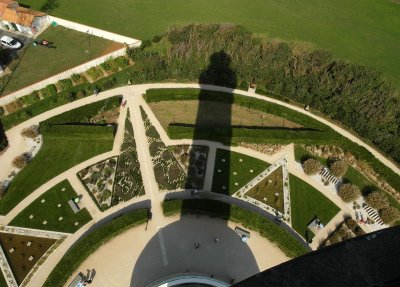 the shadow of the lighthouse