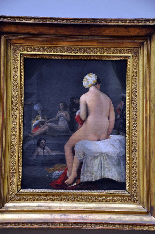 Jean-Auguste-Dominique Ingres - La petite baigneuse - Intrieur de harem (1828) - 0627