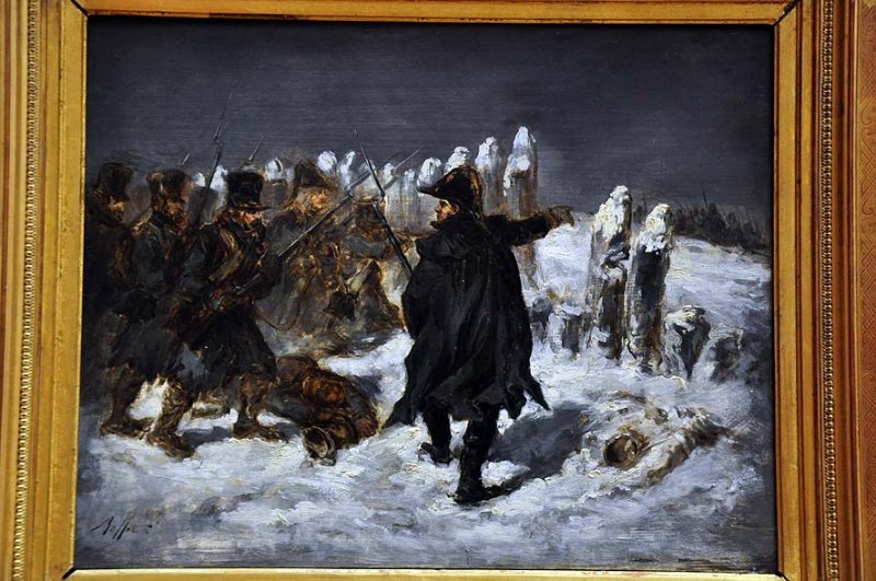 Denis-Auguste-Marie Raffet (1804-1860) - Le marchal Ney  la redoute de Kowno - 0630