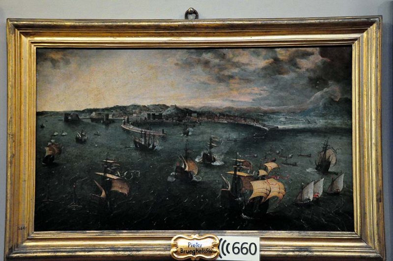 Pieter Bruegel il vecchio (1525-1569), Battle off the Port of Naples - 3254