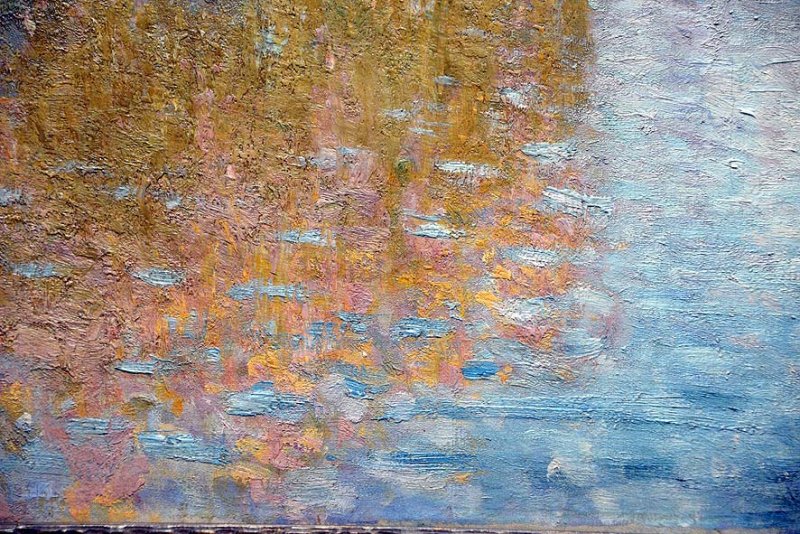 Claude Monet - Effet dautomne  Argenteuil (1873), detail  - The Courtauld Gallery - 5388
