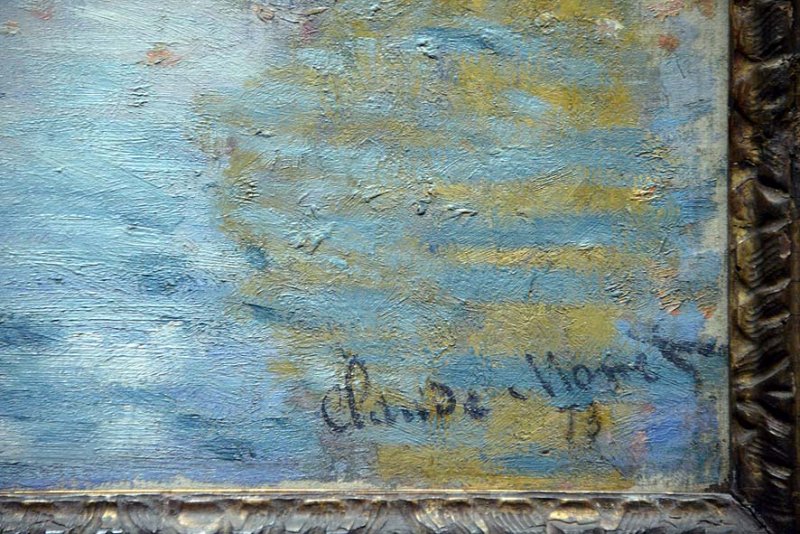 Claude Monet - Effet dautomne  Argenteuil (1873), detail  - The Courtauld Gallery - 5389
