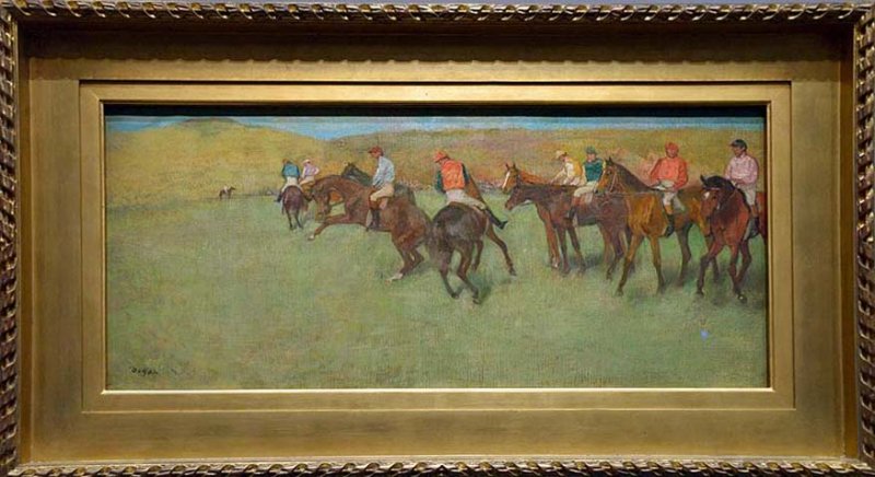 Edgar Degas - Aux courses, avant le dpart (1878-1890) - Muse dOrsay - 5423
