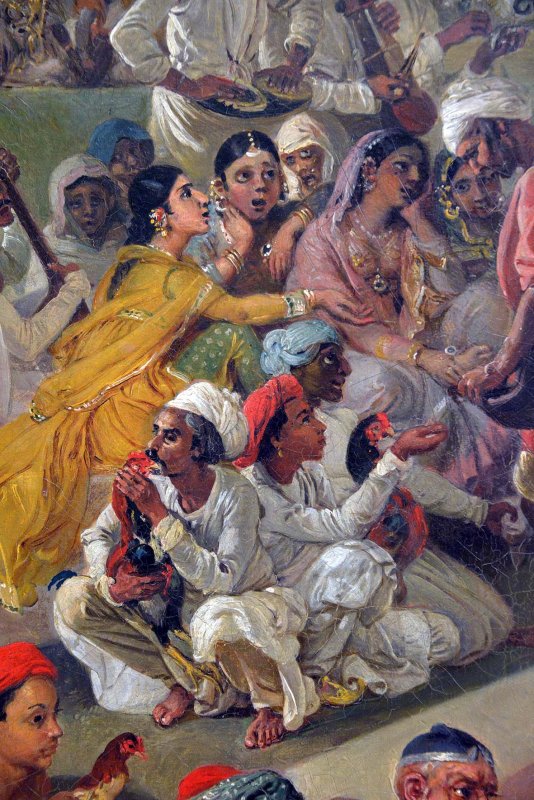 Colonel Mordaunts Cock Match (detail) , 17846  - Johan Zoffany - 4270