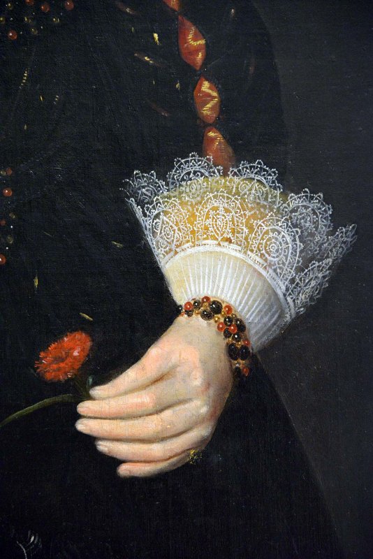 Portrait of Lady Margaret Livingstone, 2nd Countess of Wigtown (detail), 1625 - Adam de Colone - 4497