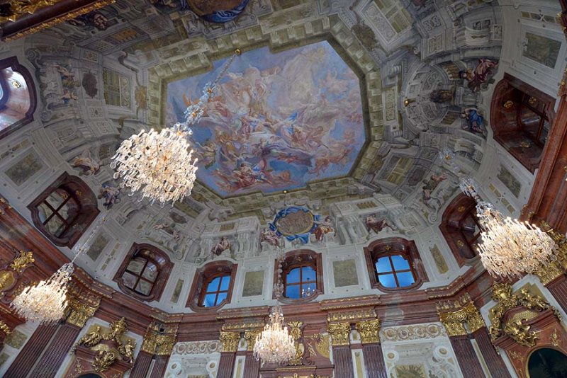 Ceiling of the Marble Hall, Upper Belvedere, Vienna - 5223