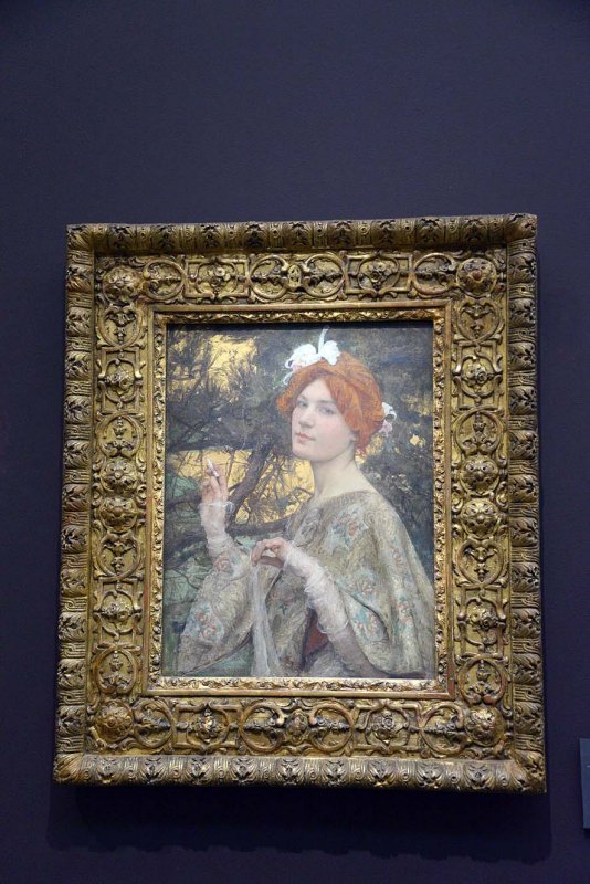 Edgar Maxence - Femme  lorchide, 1900 - Muse dOrsay - 3115