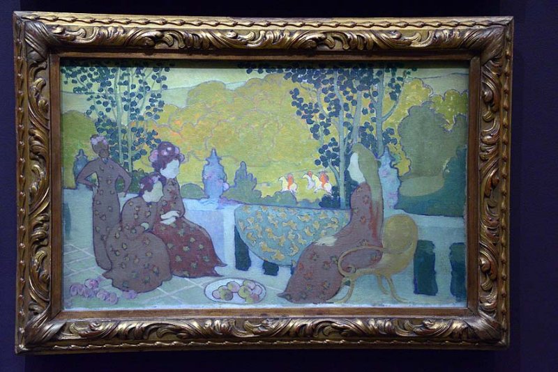 Maurice Denis - Soir de septembre, ou Femmes assises  la terrasse (1891) - Muse dOrsay -  3133