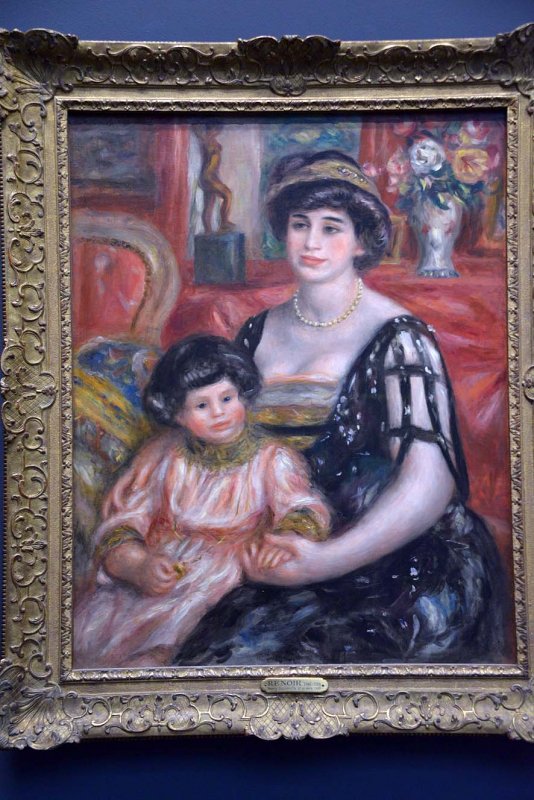 Pierre Auguste Renoir - Madame Josse Bernheim-Jeune et son fils Henry (1910) - Muse dOrsay - 3332