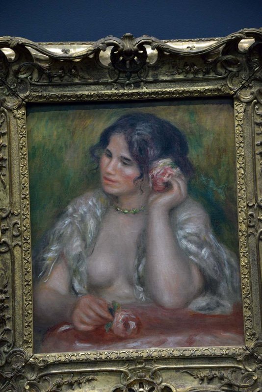 Pierre Auguste Renoir - Gabrielle  la rose (1911) - Muse dOrsay - 3338