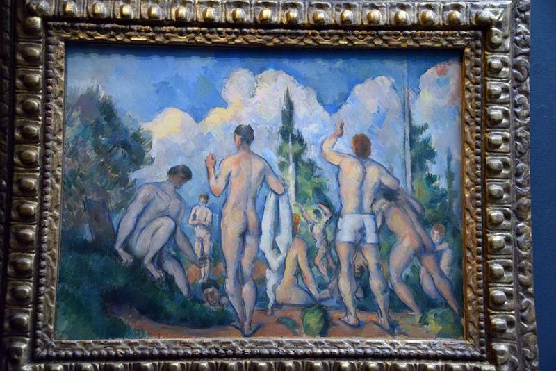 Paul Czanne - Baigneurs (1890) - Muse dOrsay - 3362