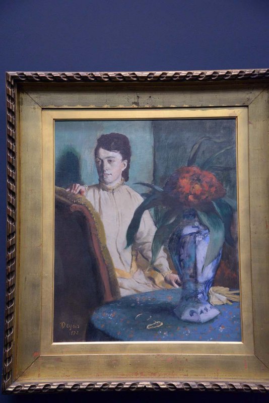 Edgar Degas - La femme  la potiche (1872) - Muse dOrsay - 3433