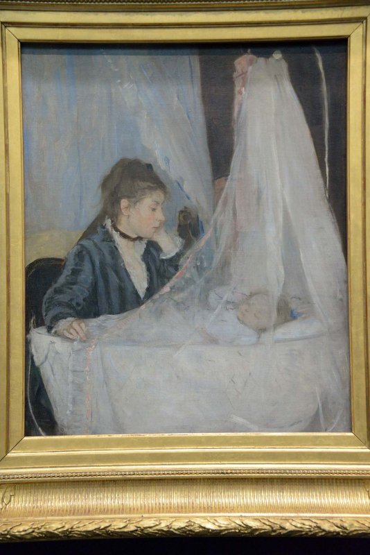 Berthe Morisot - Le berceau (1872) - Muse dOrsay - 3437