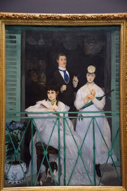 Edouard Manet - Le balcon, 1868 - Muse dOrsay - 3549