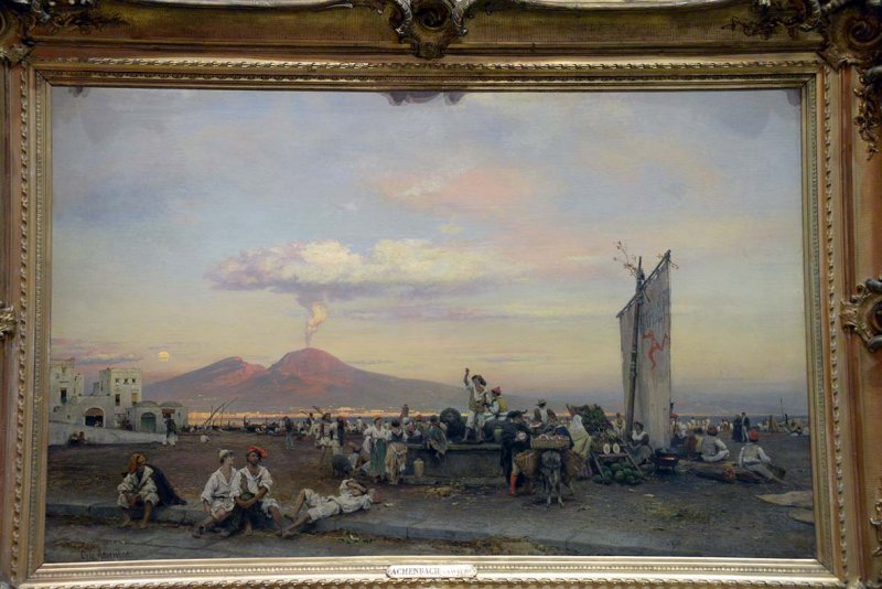 Oswald Achenbach - Le Mle de Naples (1859) - Muse dOrsay - 3577