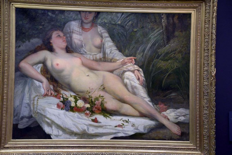 Gustave Courbet et Hector Hanoteau - Baigneuses, ou Deux femmes nues (1858) - Muse dOrsay - 3611