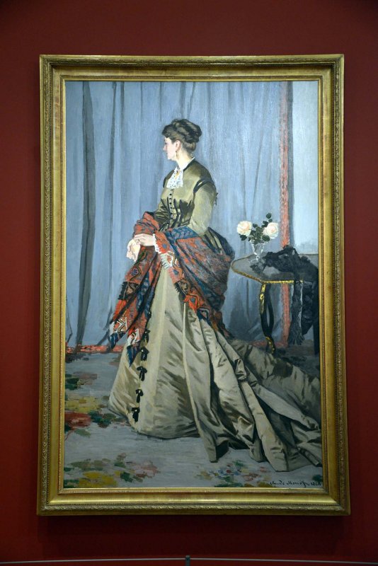 Claude Monet - Madame Louis Joachim Gaudibert (1868) - Muse dOrsay - 3616