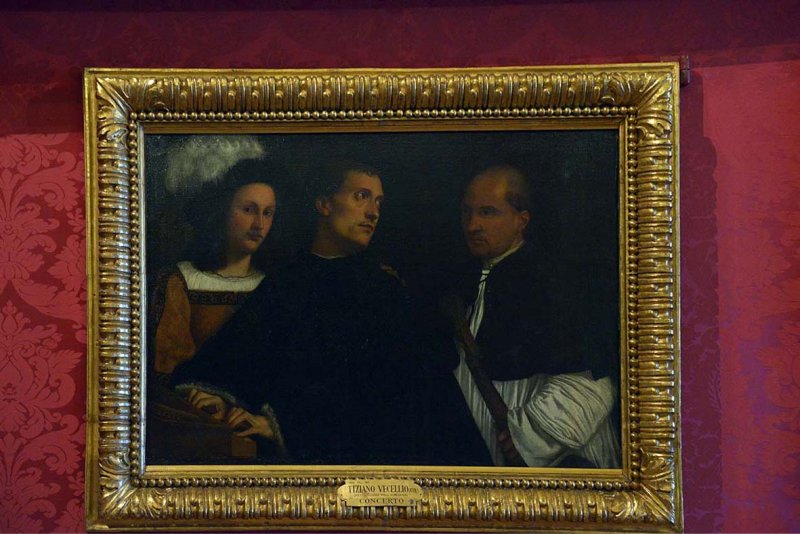 Tiziano - il Concerto (1507-08) - Palatine Gallery, Pitti Palace - 6776