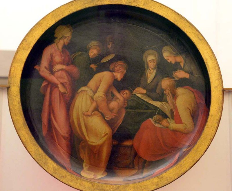 Pontormo - The Birth of st John the Baptist (1526-1527) - Uffizi Gallery, Florence - 7865