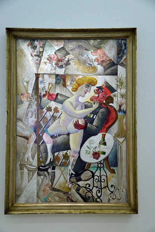 Otto Dix  - Erinnerungen an die Spiegelsle von Brssel (1920) - 7338