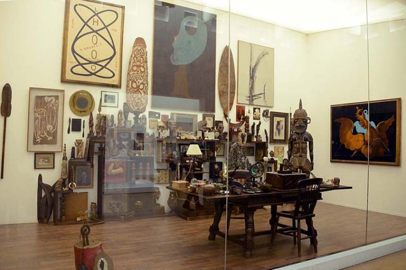 Atelier dAndr Breton, o il a vcu et travaill 1922-1966 (42 rue Fontaine  Paris) -7355