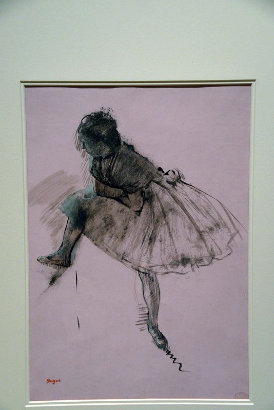 Edgar Degas - Study of a ballet dancer, 1873 - MET, New York - 0646