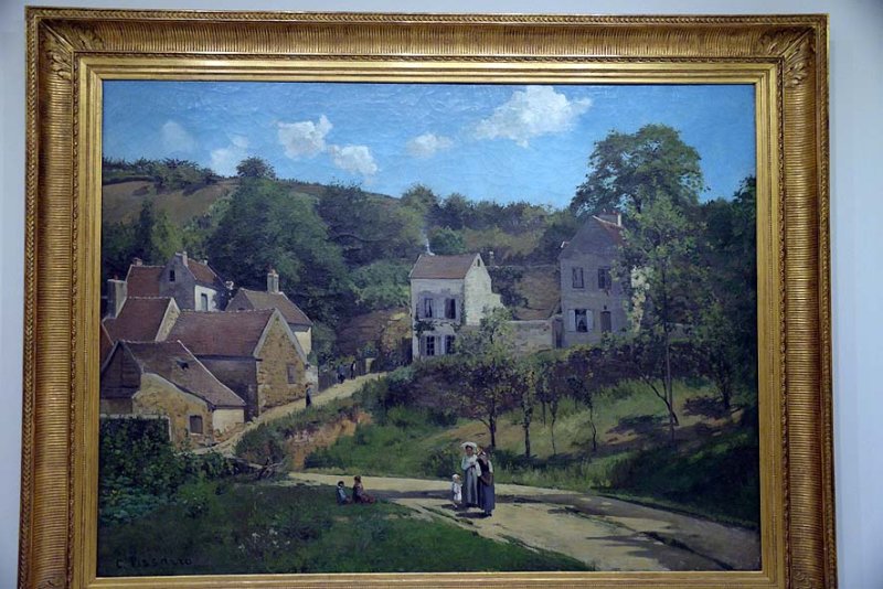 Camille Pissarro - Les cteaux de lHermitage, Pontoise (1867) - 1361