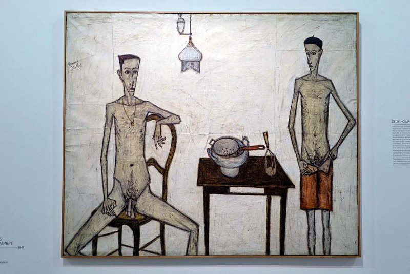 Bernard Buffet - Deux hommes dans une chambre, 1947 - 7622