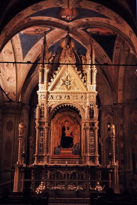 Tabernacle d'Andrea Orcagna, Madonna delle Grazie de Bernardo Daddi, Orsanmichele - 5116