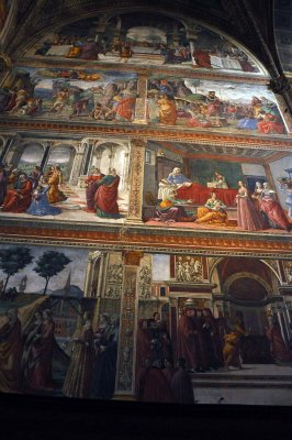 Ghirlandaio: vie de St Jean-Baptiste, Chapelle Tornabuoni, Santa Maria Novella - 4965