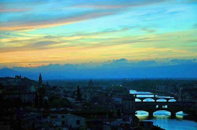 Sunset over Florence - 0149