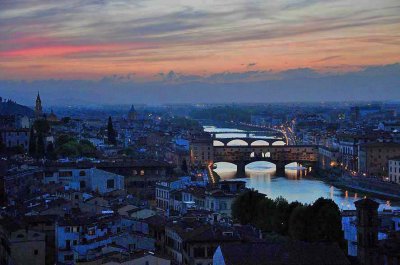 Sunset over Florence - 0167