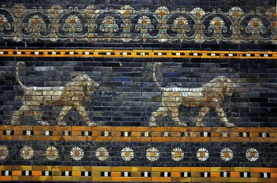 Ishtar Gate of Babylon, Pergamon Museum - 8056